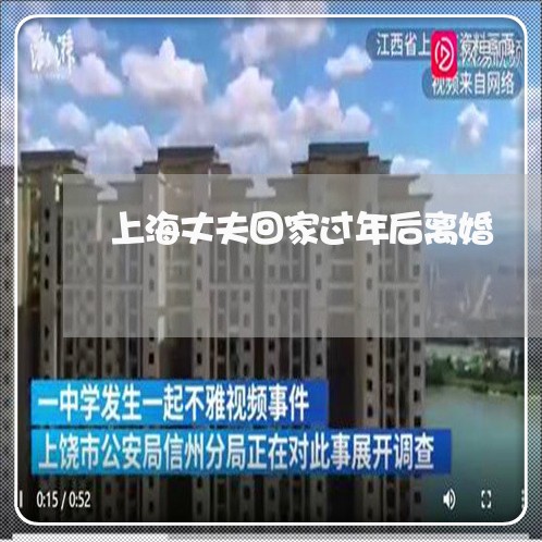 上海丈夫回家过年后离婚/2023030139471 上海丈夫回家过年后离婚/2023030139471