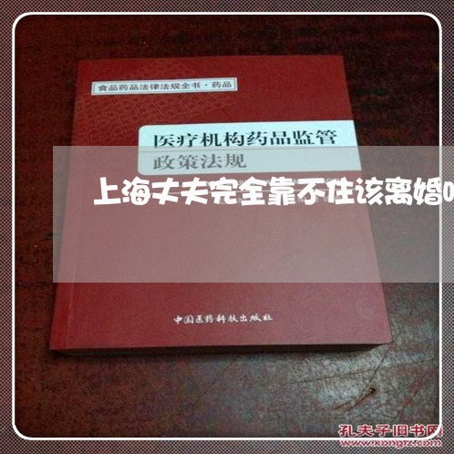 上海丈夫完全靠不住该离婚吗/2023041434936