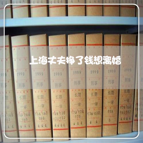 上海丈夫挣了钱想离婚/2023021453705