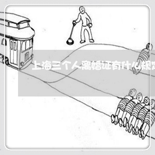 上海三个人离婚证有什么规定/2023041402947