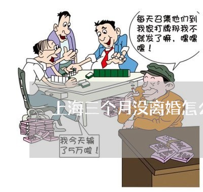 上海三个月没离婚怎么办/2023030106057 上海三个月没离婚怎么办/2023030106057