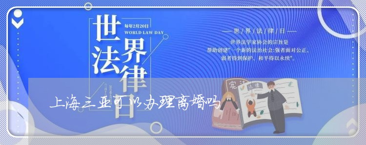 上海三亚可以办理离婚吗/2023030114026 上海三亚可以办理离婚吗/2023030114026