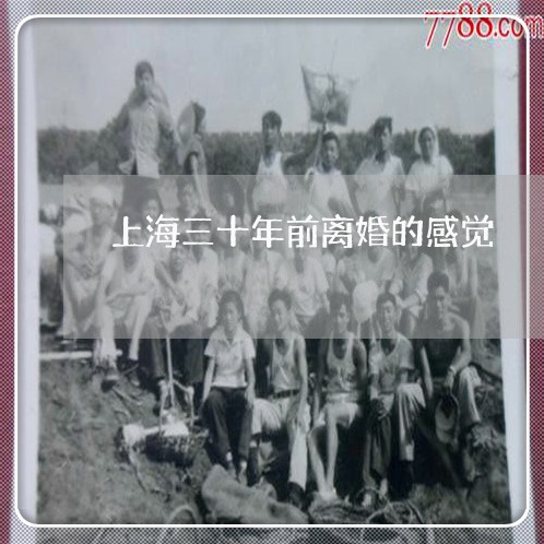 上海三十年前离婚的感觉/2023030151614 上海三十年前离婚的感觉/2023030151614