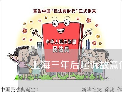 上海三年后起诉故意伤害罪/2023032015169