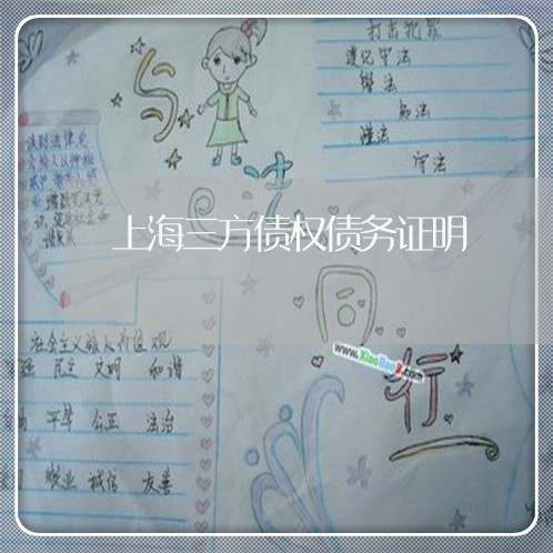 上海三方债权债务证明/2023021427061 上海三方债权债务证明/2023021427061