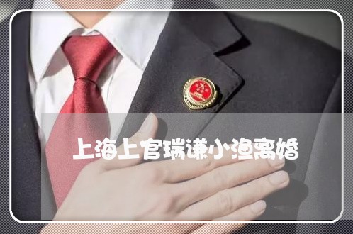 上海上官瑞谦小渔离婚/2023021495059 上海上官瑞谦小渔离婚/2023021495059