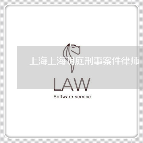 上海上海明庭刑事案件律师/2023032115070 上海上海明庭刑事案件律师/2023032115070