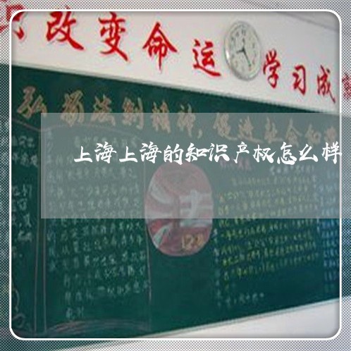 上海上海的知识产权怎么样/2023032125379