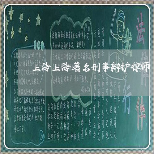 上海上海著名刑事辩护律师/2023032137269 上海上海著名刑事辩护律师/2023032137269