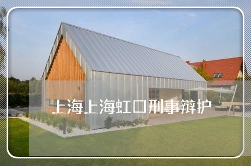 上海上海虹口刑事辩护/2023021483927