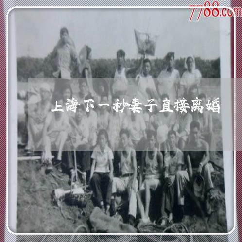 上海下一秒妻子直接离婚/2023030108269 上海下一秒妻子直接离婚/2023030108269