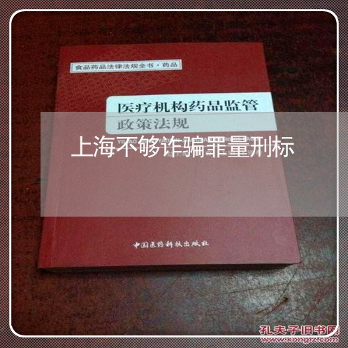 上海不够诈骗罪量刑标/2023040976127