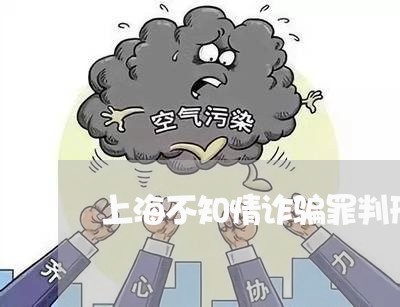 上海不知情诈骗罪判刑/2023040996148