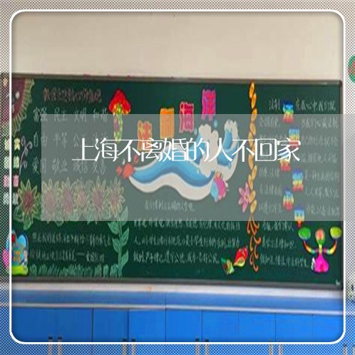 上海不离婚的人不回家/2023021495615 上海不离婚的人不回家/2023021495615