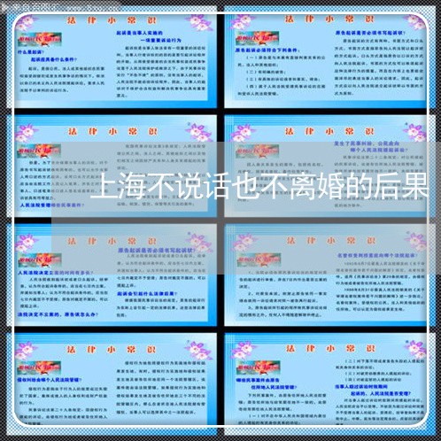 上海不说话也不离婚的后果/2023032163513