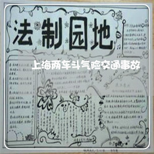 上海两车斗气险交通事故/2023030251481 上海两车斗气险交通事故/2023030251481