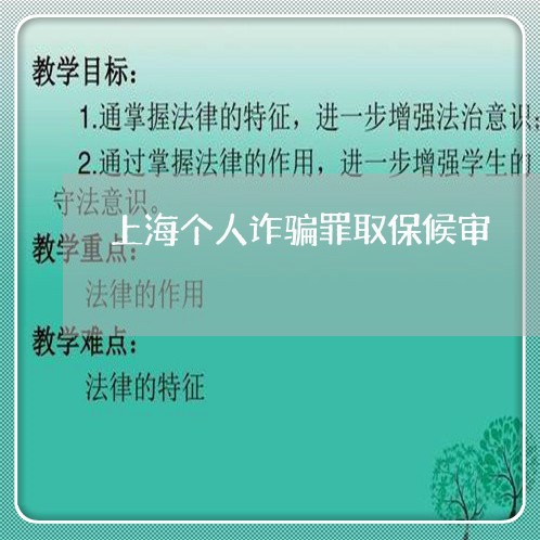 上海个人诈骗罪取保候审/2023030293914 上海个人诈骗罪取保候审/2023030293914