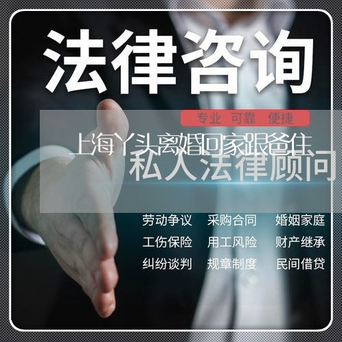 上海丫头离婚回家跟爸住/2023030185028