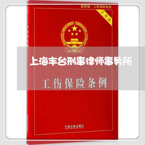 上海丰台刑事律师事务所/2023030116147