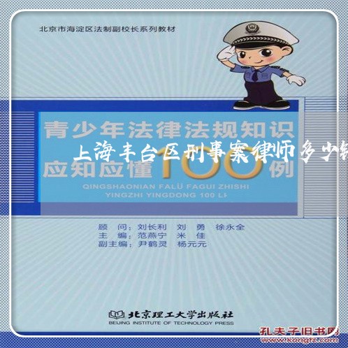 上海丰台区刑事案律师多少钱/2023041452505