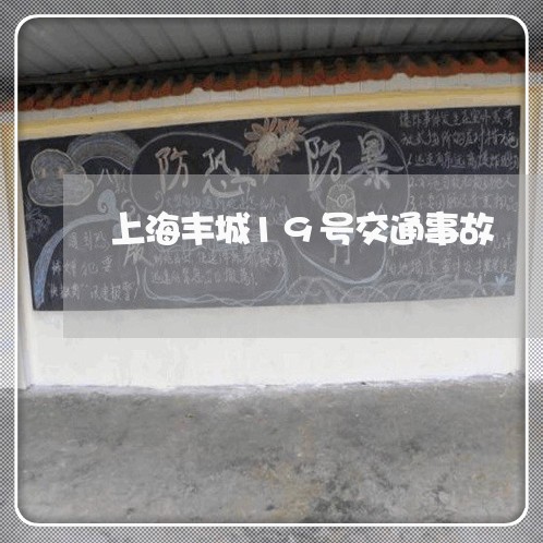 上海丰城19号交通事故/2023030254149 上海丰城19号交通事故/2023030254149
