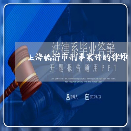 上海临沂市刑事案件的律师/2023032185916