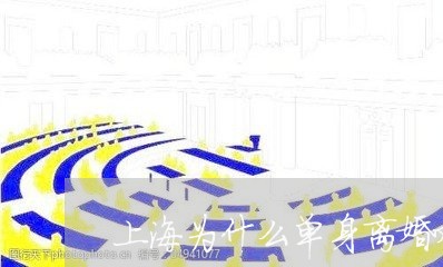 上海为什么单身离婚难/2023021405036 上海为什么单身离婚难/2023021405036