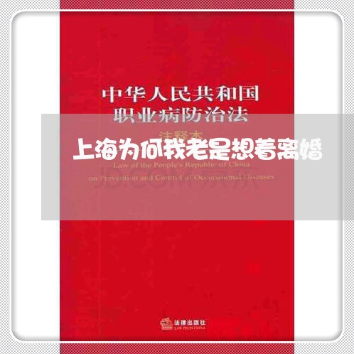 上海为何我老是想着离婚/2023030177481 上海为何我老是想着离婚/2023030177481