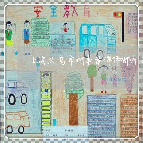 上海义乌市刑事案律师哪个好/2023040104840