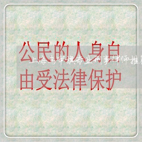 上海乌审旗专业刑事律师推荐/2023040158068
