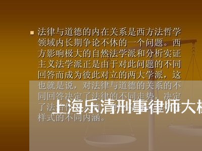 上海乐清刑事律师大概多少钱/2023040173507