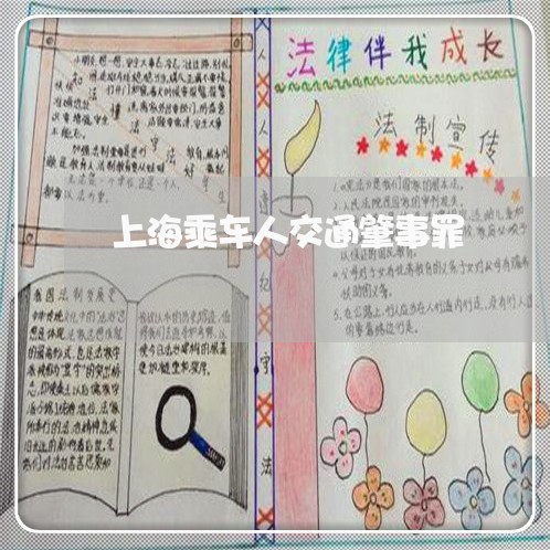 上海乘车人交通肇事罪/2023021325148