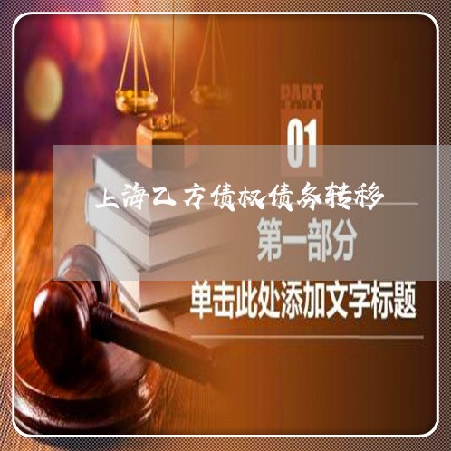 上海乙方债权债务转移/2023021349451 上海乙方债权债务转移/2023021349451