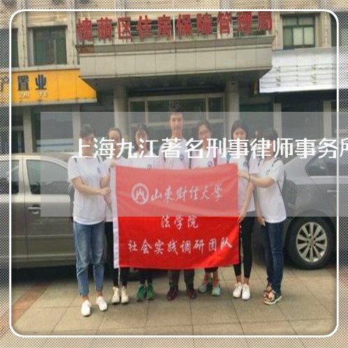 上海九江著名刑事律师事务所/2023041366172