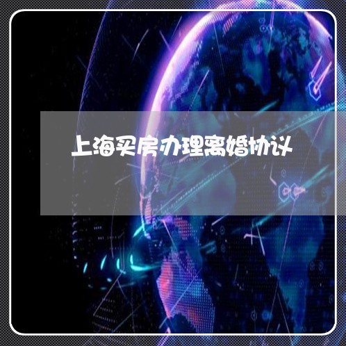 上海买房办理离婚协议/2023021376360 上海买房办理离婚协议/2023021376360