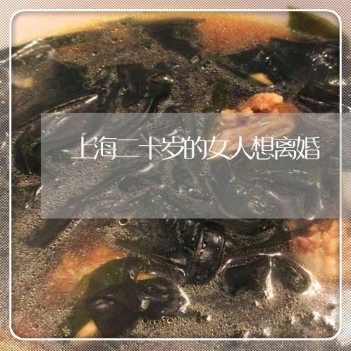 上海二十岁的女人想离婚/2023030106371 上海二十岁的女人想离婚/2023030106371