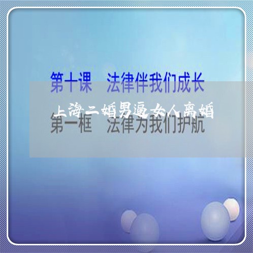 上海二婚男逼女人离婚/2023021318059 上海二婚男逼女人离婚/2023021318059
