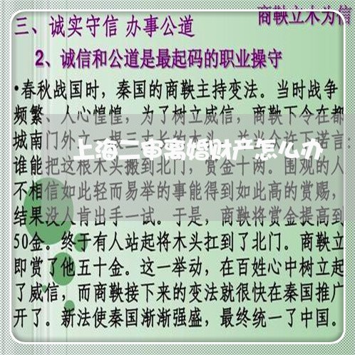 上海二审离婚财产怎么办/2023030162504 上海二审离婚财产怎么办/2023030162504