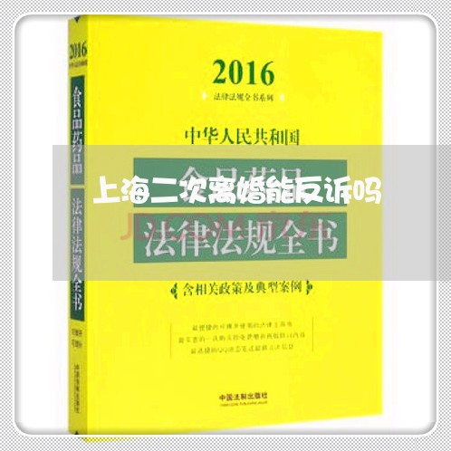 上海二次离婚能反诉吗/2023021308279 上海二次离婚能反诉吗/2023021308279