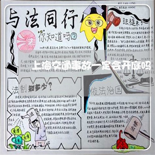 上海交通事故一定会开庭吗/2023031915931 上海交通事故一定会开庭吗/2023031915931