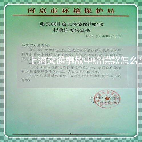上海交通事故中赔偿款怎么拿/2023040198059 上海交通事故中赔偿款怎么拿/2023040198059