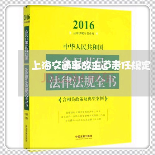 上海交通事故主道责任规定/2023031938149 上海交通事故主道责任规定/2023031938149