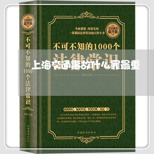 上海交通事故什么罪最重/2023030138471