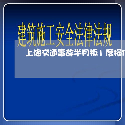 上海交通事故半月板1度损伤/2023040193715 上海交通事故半月板1度损伤/2023040193715