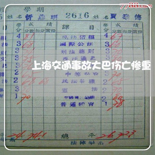 上海交通事故大巴伤亡惨重/2023031959382