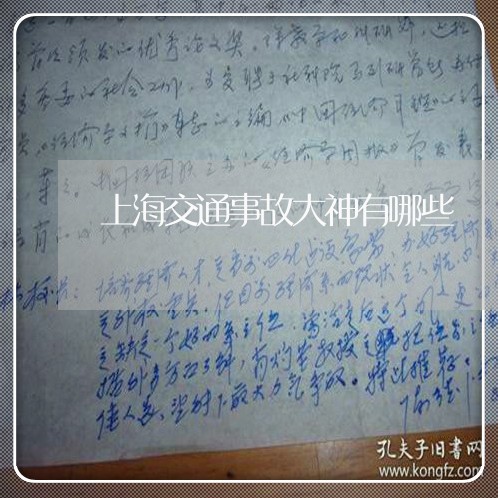 上海交通事故大神有哪些/2023030113048 上海交通事故大神有哪些/2023030113048