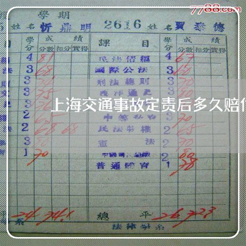 上海交通事故定责后多久赔付/2023040129359 上海交通事故定责后多久赔付/2023040129359