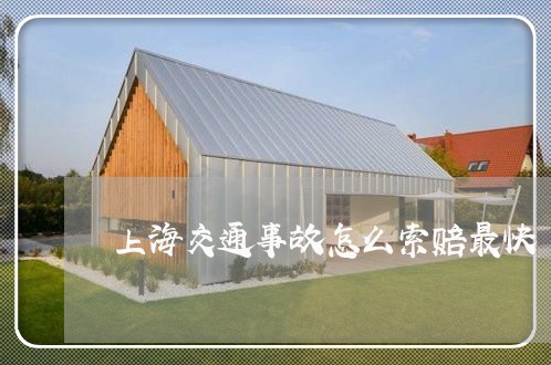 上海交通事故怎么索赔最快/2023032029480