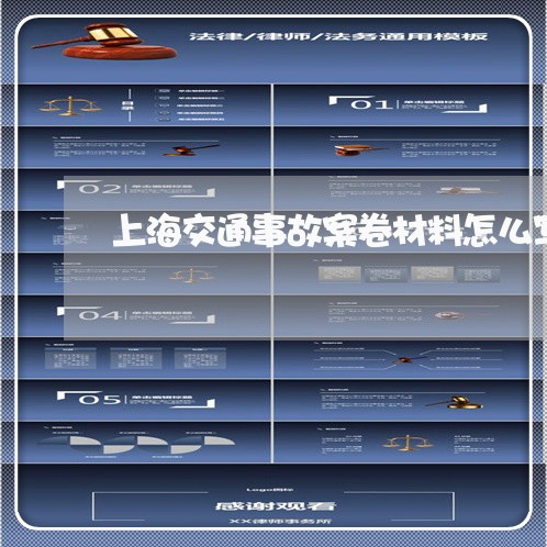 上海交通事故案卷材料怎么写/2023040129480 上海交通事故案卷材料怎么写/2023040129480