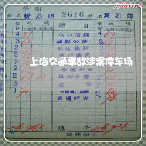 上海交通事故涉案停车场/2023030153504 上海交通事故涉案停车场/2023030153504